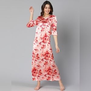 Daniela: Floral Pink Nightgown